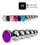 Beaded jewel butt plug – 7 Colours