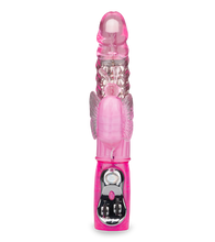 Load image into Gallery viewer, Butterfly extra-girthy rabbit vibrator