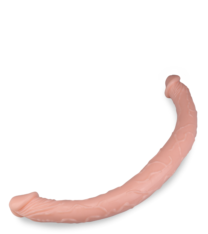 Giant flexible double-ended dildo 17.50 inches