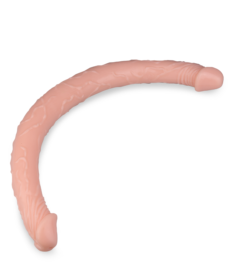Giant flexible double-ended dildo 17.50 inches