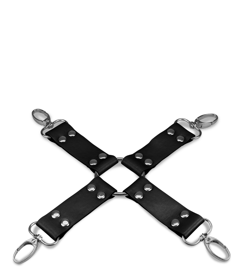 Leather hogtie
