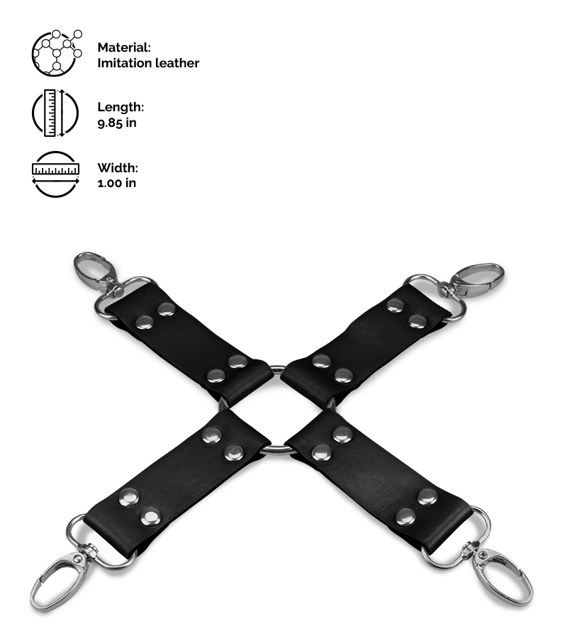 Leather hogtie