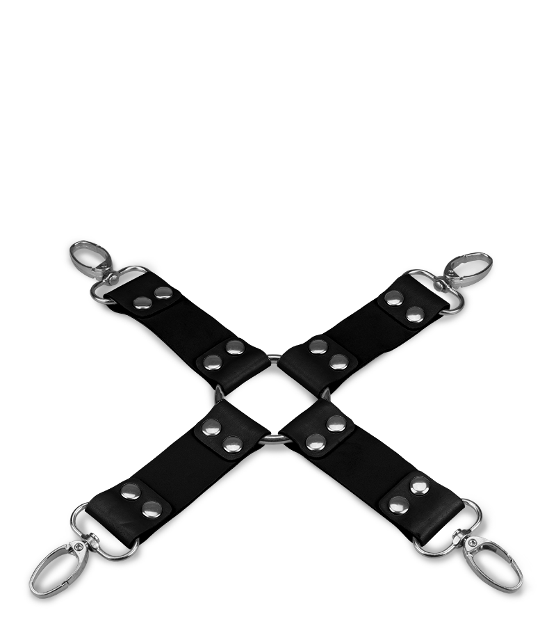 Leather hogtie