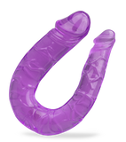 Silicone double penetration dildo