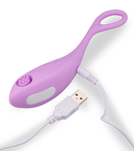 Load image into Gallery viewer, Textured clitoris-stimulating vibrating love egg